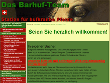 Tablet Screenshot of barhufteam.ch